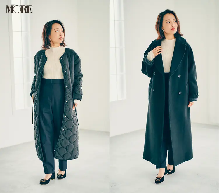いちばん小顔に見えるコートは?身長151cm、162cm、170cmの読者が本気で試着!_3