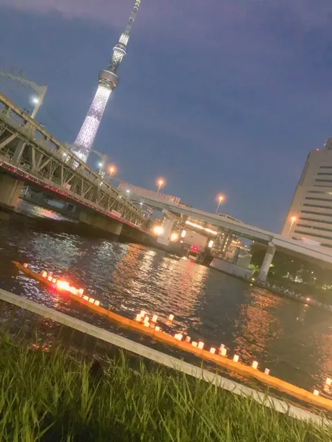 【隅田川】浴衣を着て灯籠流しに参加してきました*_3
