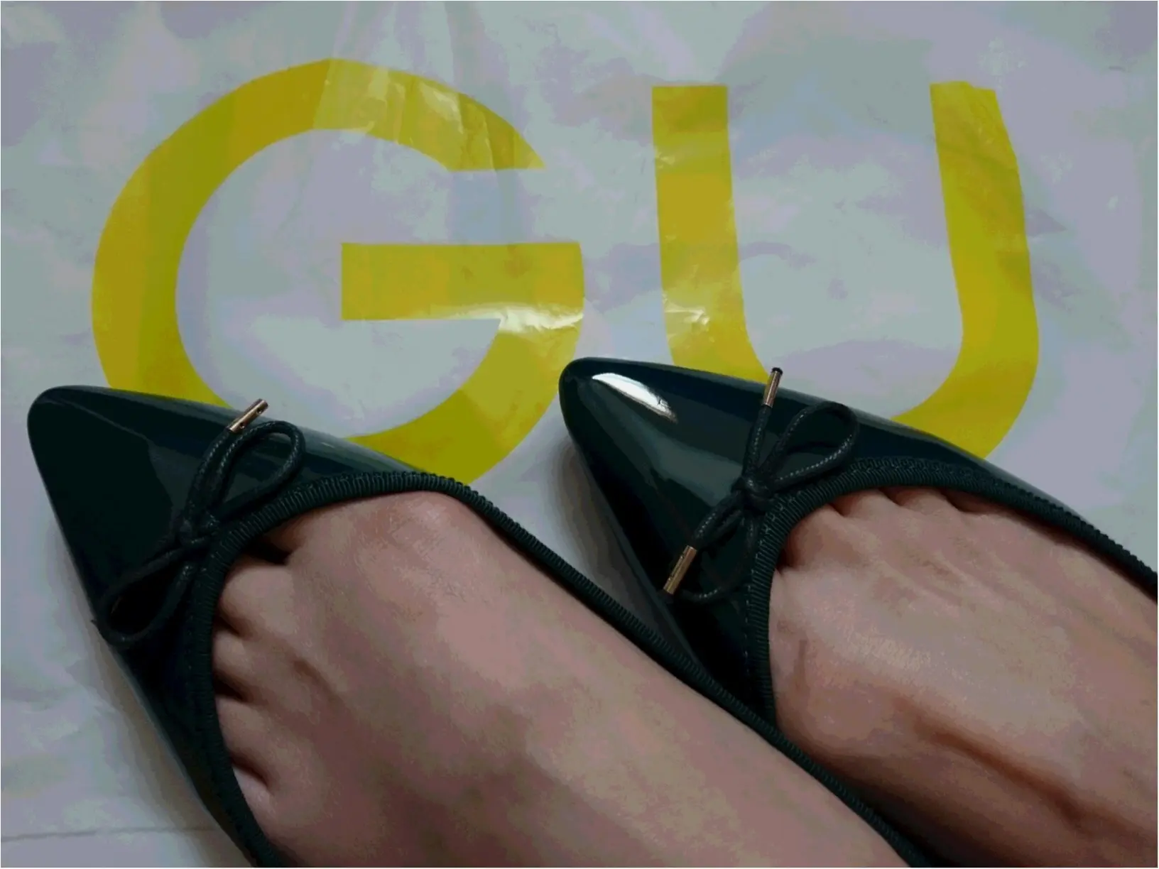 ヘビロテ確実! 人気のGU(ジーユー) ポインテッドバレエシューズをGet~_3