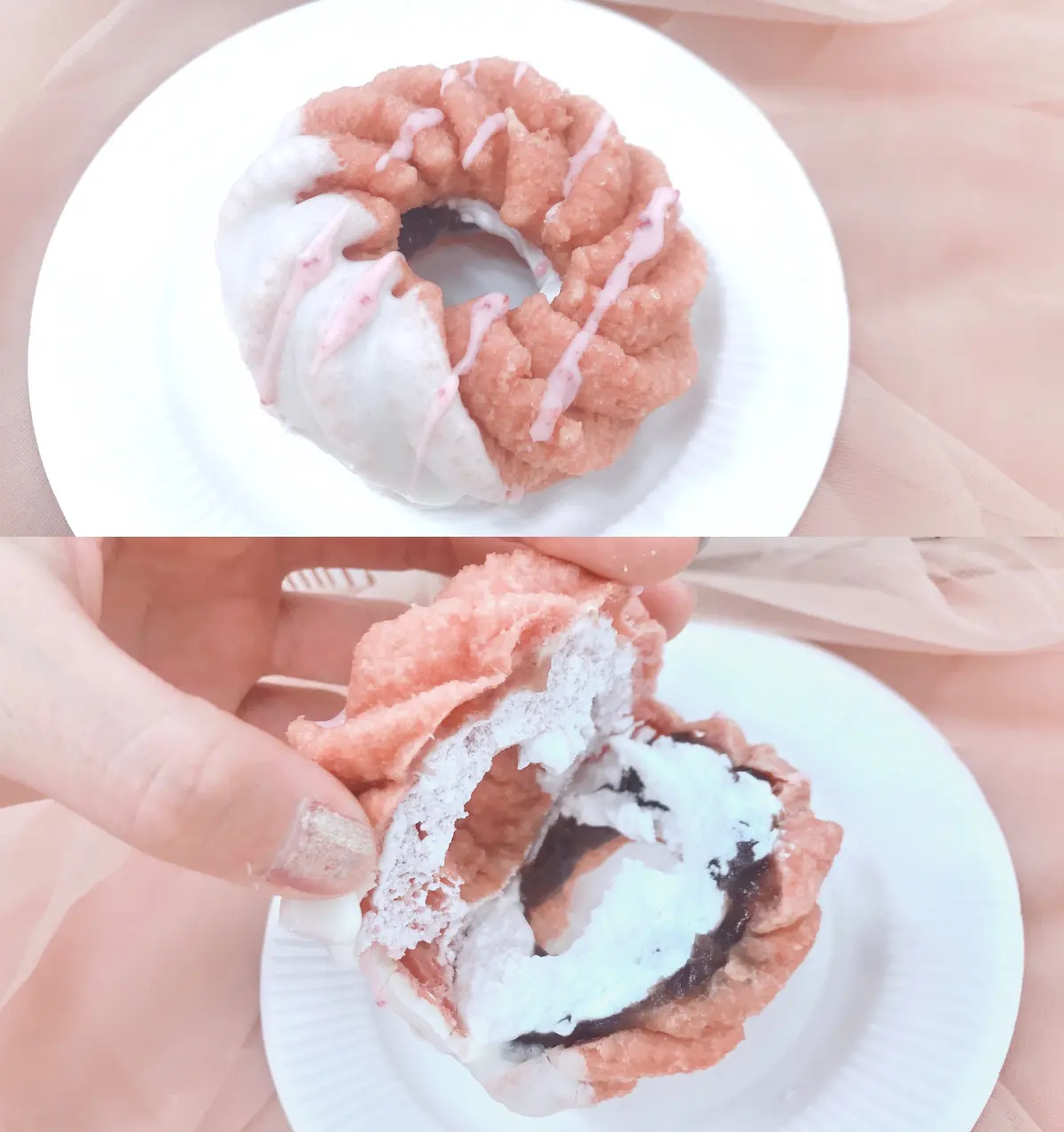 【ミスド 新作】「桜が咲くドドーナツシリーズ」6品を食べてみた♡ お花見のおやつにもおすすめ! _8