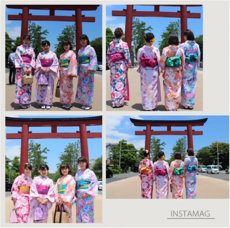 ♡【モアハピ女子会】着物レンタルは5名以上がお得!!可愛く鎌倉散策しちゃいましょう♡_1