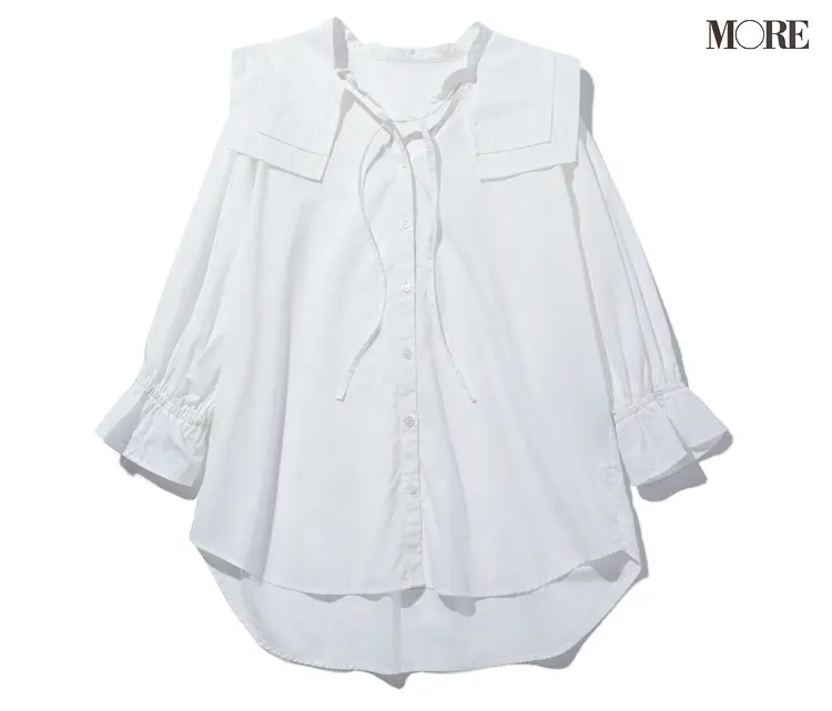 手持ち服を味変できる衿つきブラウス