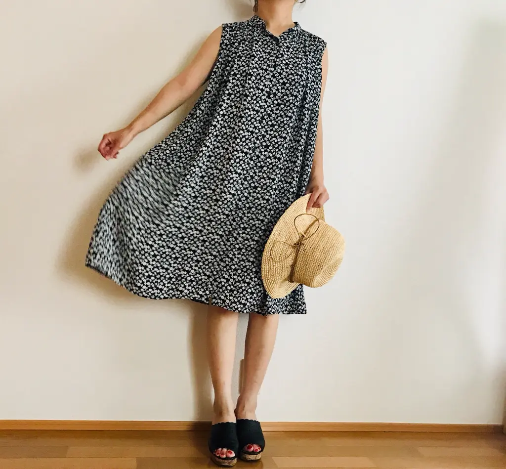 【GU新作】早くも話題沸騰!小花柄が超可愛い❤︎《ロングチュニック》は今夏買うべき神アイテム♡_4