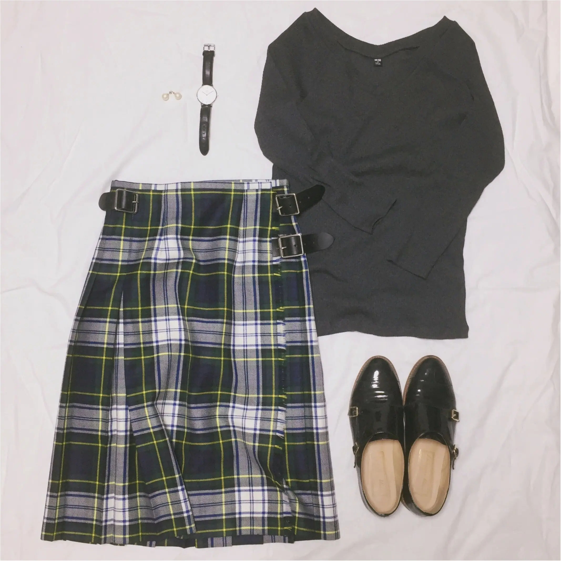 【UNIQLO】着るだけで女子度UP♡優秀リブバレエネックT_4