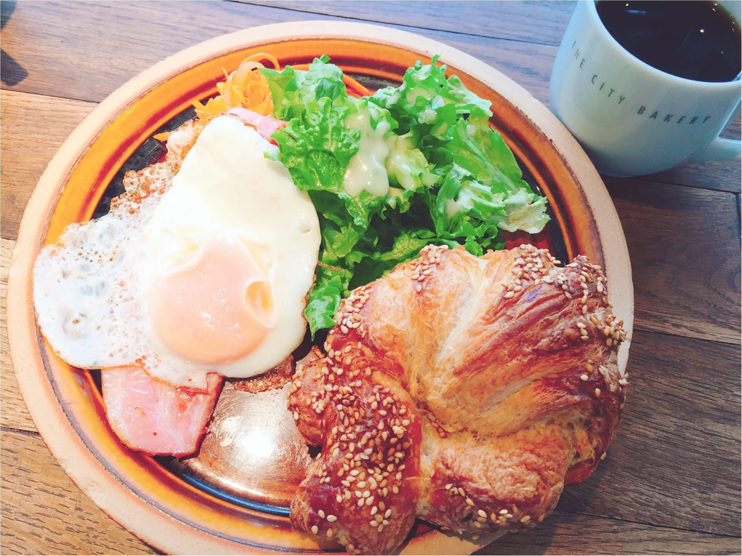 朝活。〜【THE CITY BAKERY】の『プレッツェルクロワッサン』から素敵な1日の始まりを♡*〜_3
