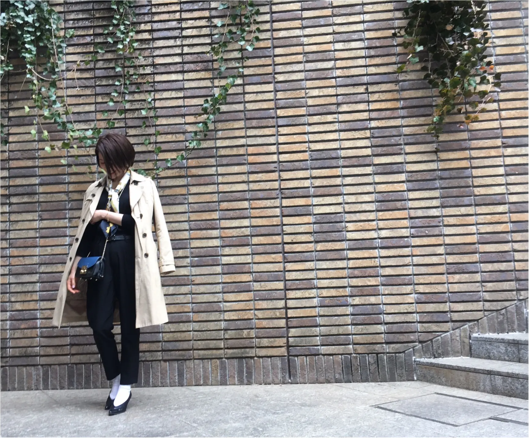 Coordinate...ブラックコーデにスカーフと白ソックスをプラスして、おしゃれなあの子と代官山デート♡_3
