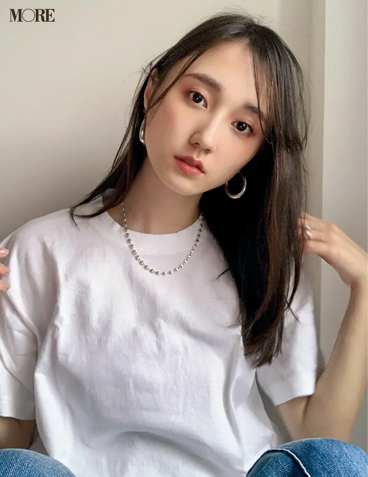 【内田理央・土屋巴瑞季・鈴木友菜】モアモデルは普段何着てる? リアルお気に入りTシャツ&私服大公開!_5