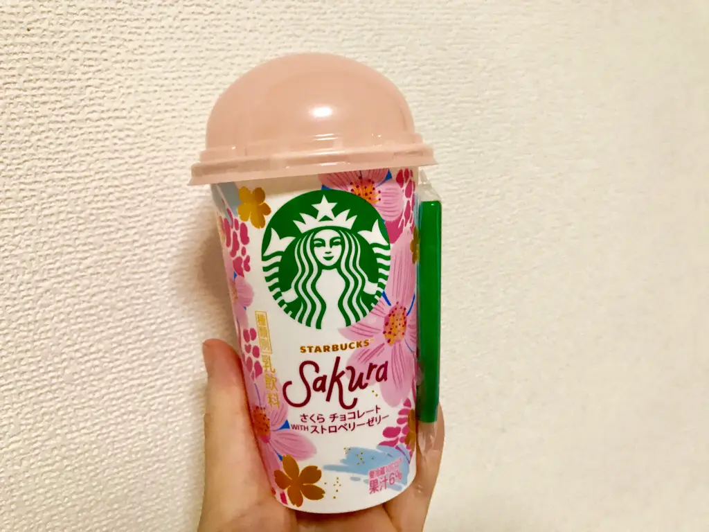 【スタバ】早くも春の新作❤︎チルドカップから《さくらチョコレートWITHストロベリーゼリー》が新発売♡_4