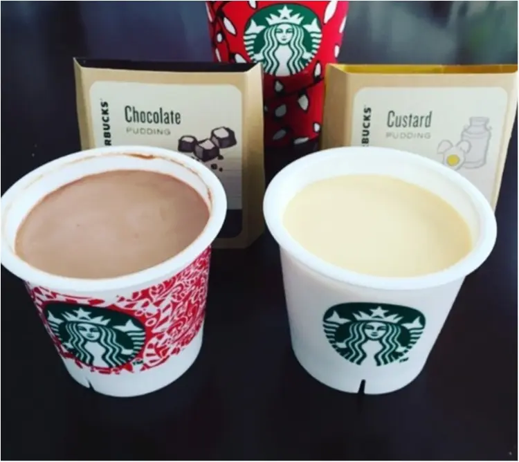 《WELCOME TO JPN!!!》ついに、ついに"スタバプリン"が日本上陸♡!最速食レポと本場韓国との違いはこれだっ♡_2