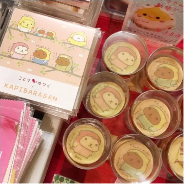 来年の干支に因んだコラボ♡『カピバラさん×ことりカフェ』に行ってきました(﹡´◡`﹡ )_8