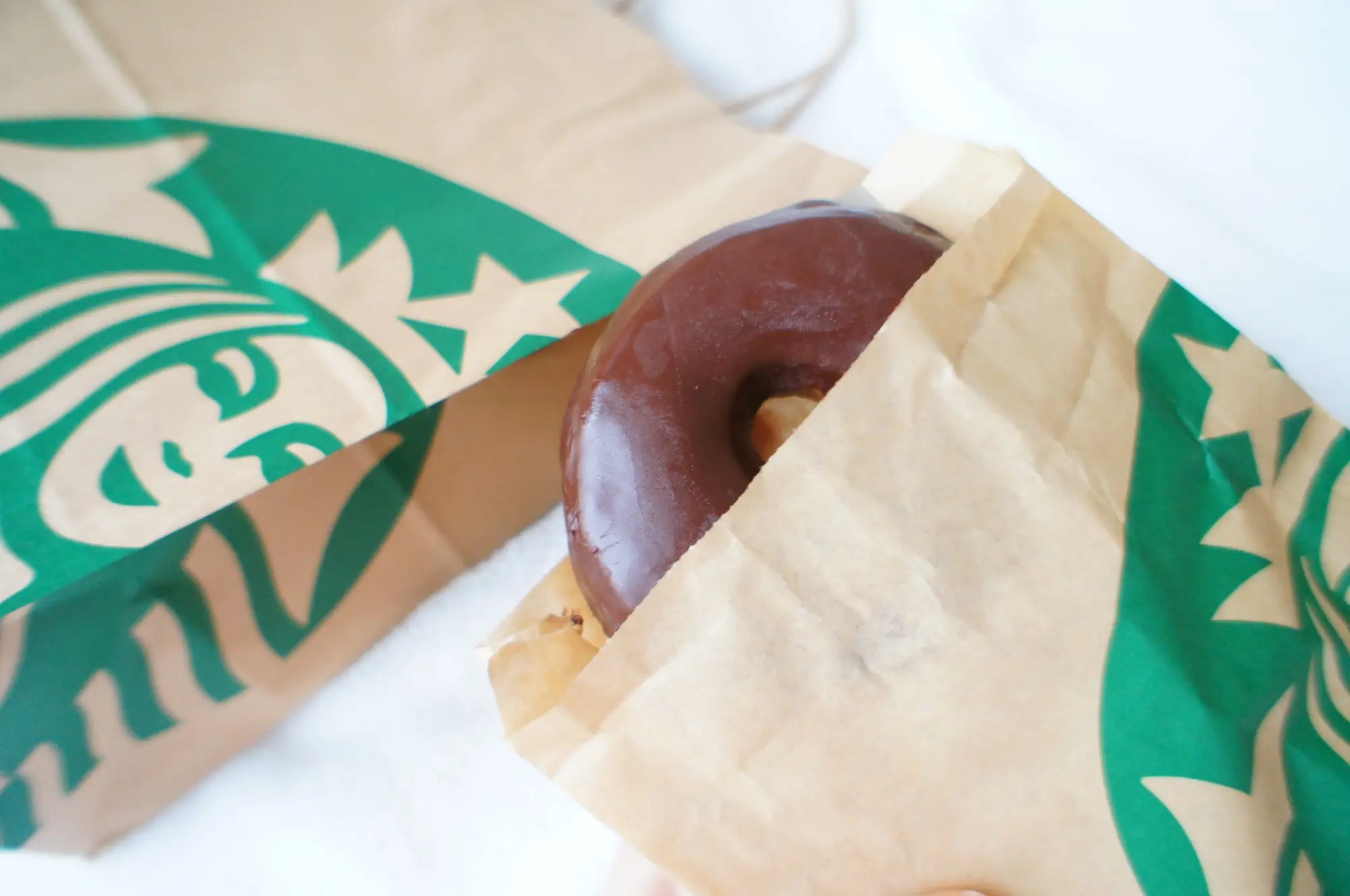 《レジ横foodに注目❤️》新作!【スタバ】チョコレートクリームドーナツが絶品☻_1