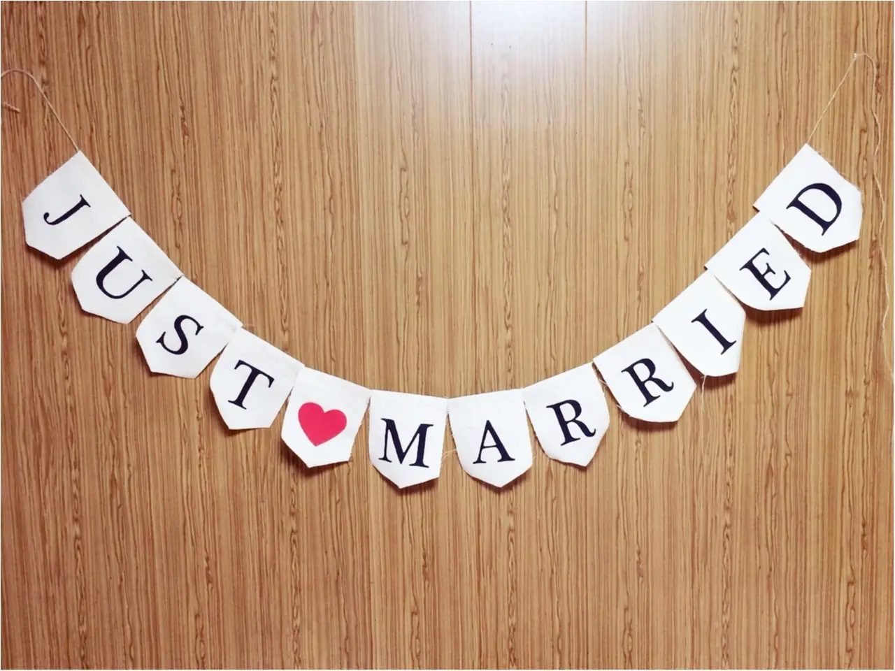 花嫁DIY♡結婚式の写真をおしゃれに演出 【ガーランド】_7