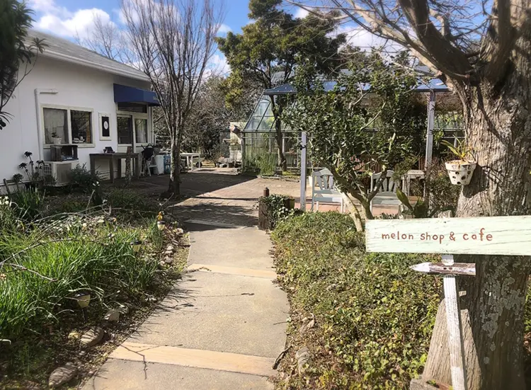 【#静岡】メロン農園直営❁緑に包まれたガーデンのようなカフェが魅力!甘〜いメロンをいただきました♩_2