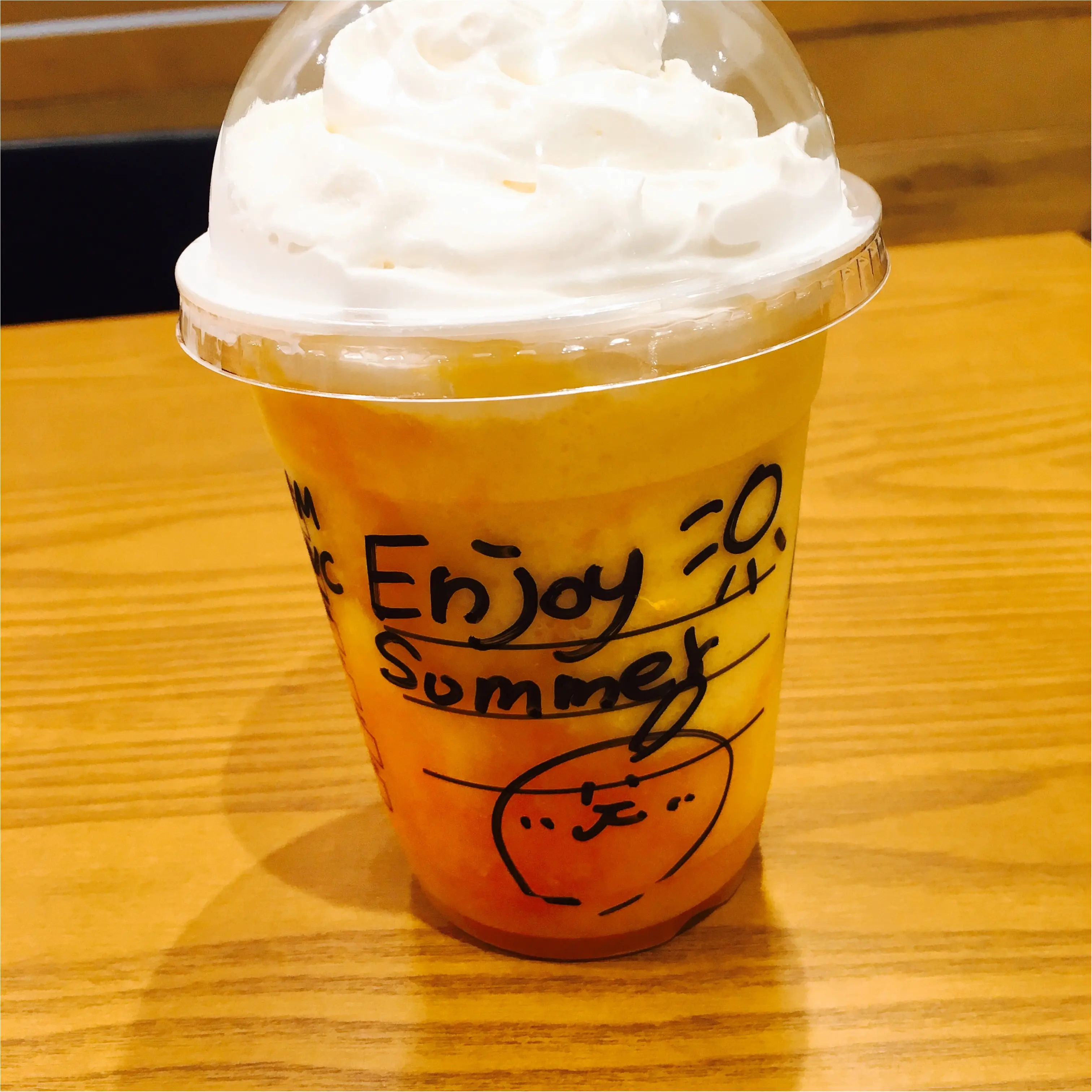 《スタバの新作フラペが大変身♡》◯◯シロップを加えるとレアチーズケーキの味に♡♡♡お、おいしー!!_4
