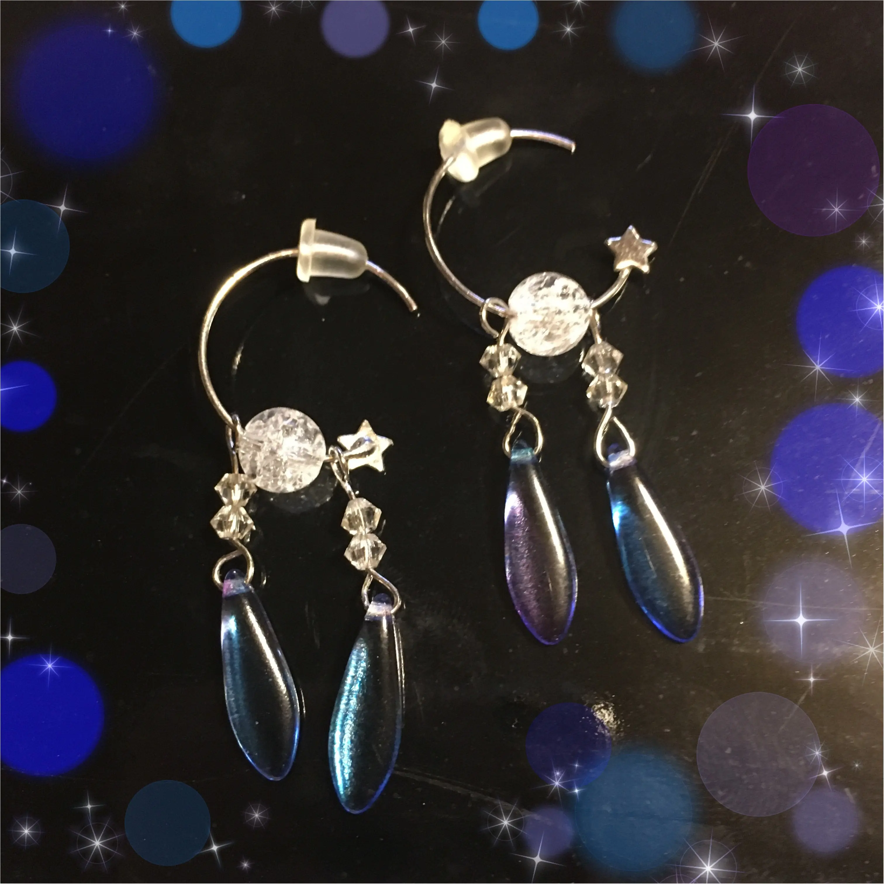 【ハンドメイドピアス】天然石✖️スワロフスキー_5