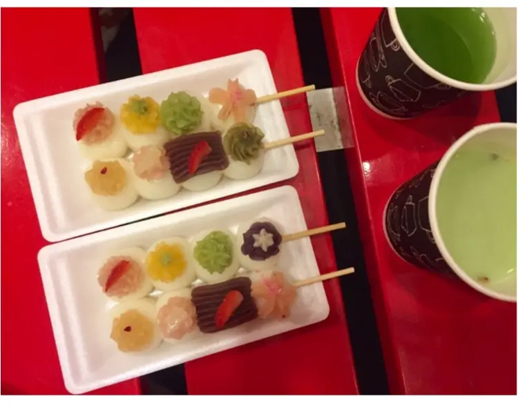 【FOOD】こんなお団子見たことない!1本で、いろんな味も楽しめる♡カラフル団子がうまかわっ♡_1