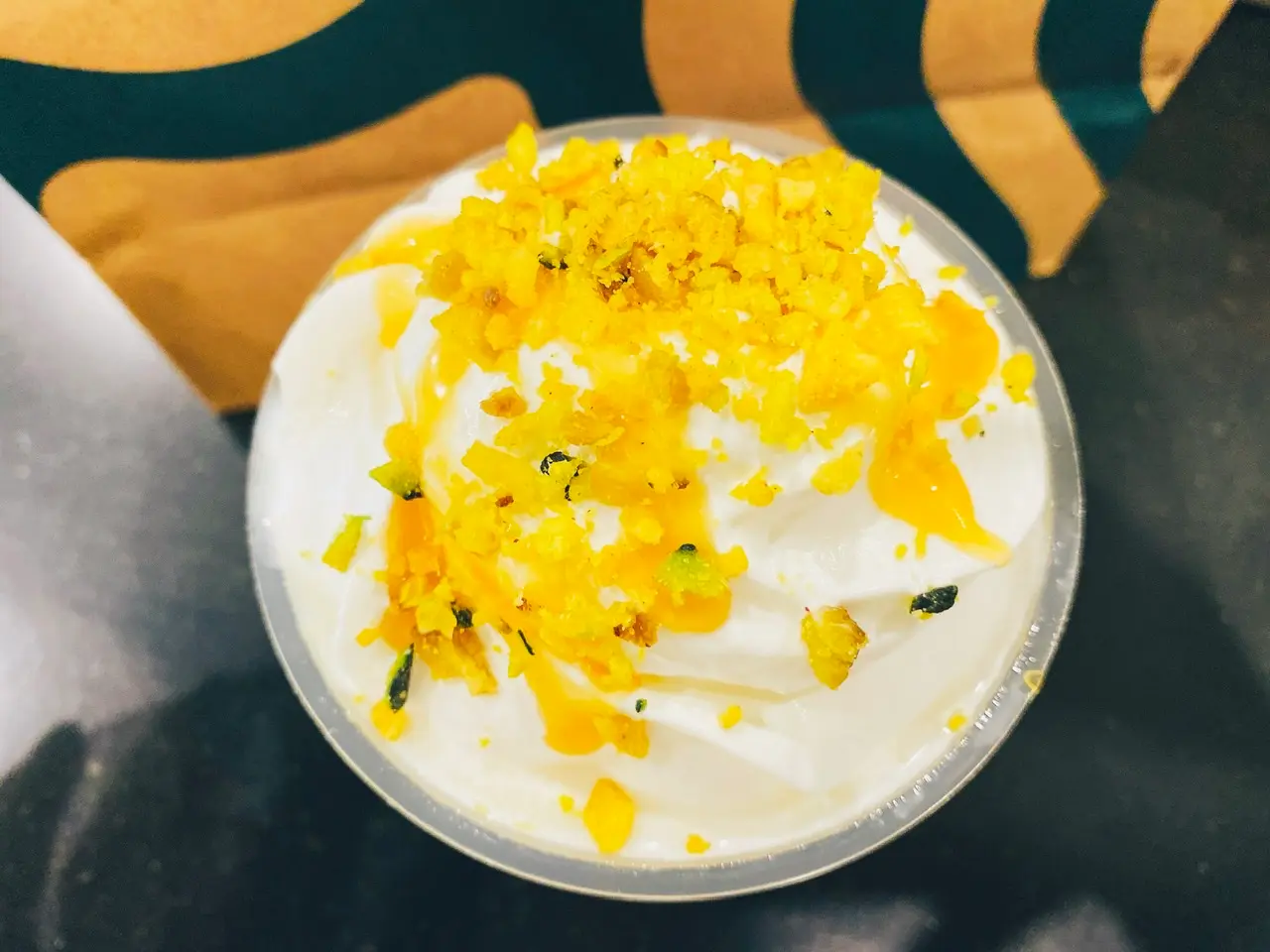 【スタバ新作】秋の味覚が集結!芋・栗・かぼちゃのチップ入り《オータムスイートポテトフラペチーノ》が登場♡_4
