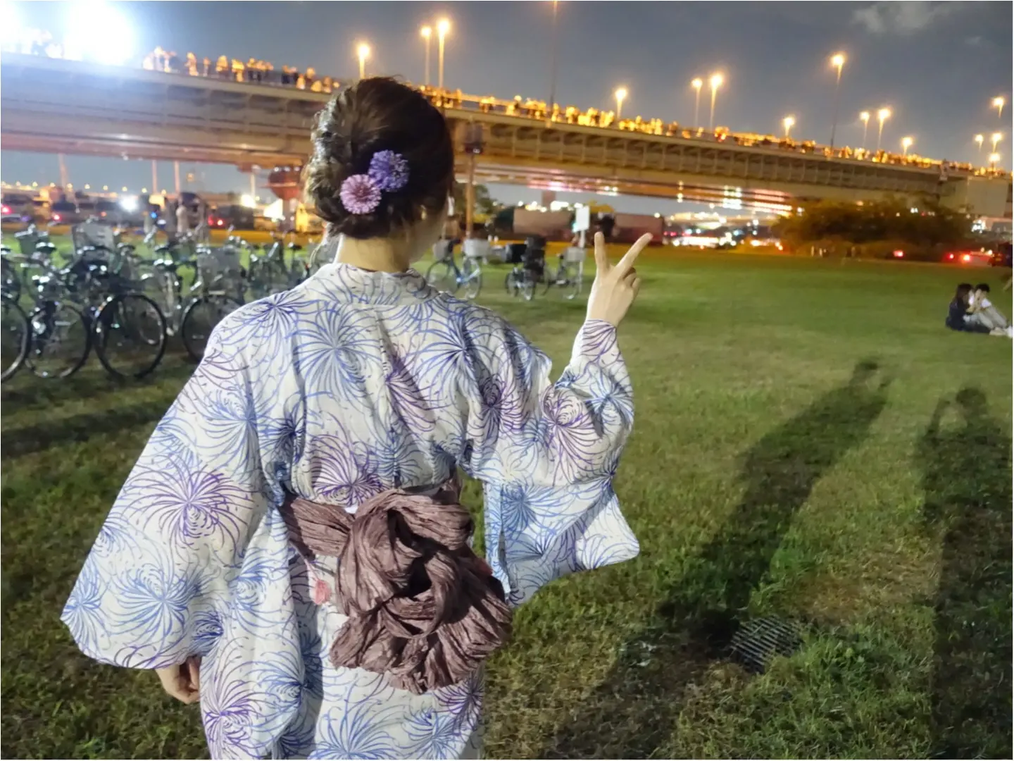 ★今年の花火大会は《浴衣》で!楽天ショップで買ったプチプラ浴衣で優雅に花火みてきました!_2