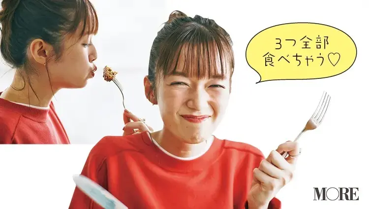 岩手県からお取り寄せした格之進ハンバーグセットを食べる佐藤栞里