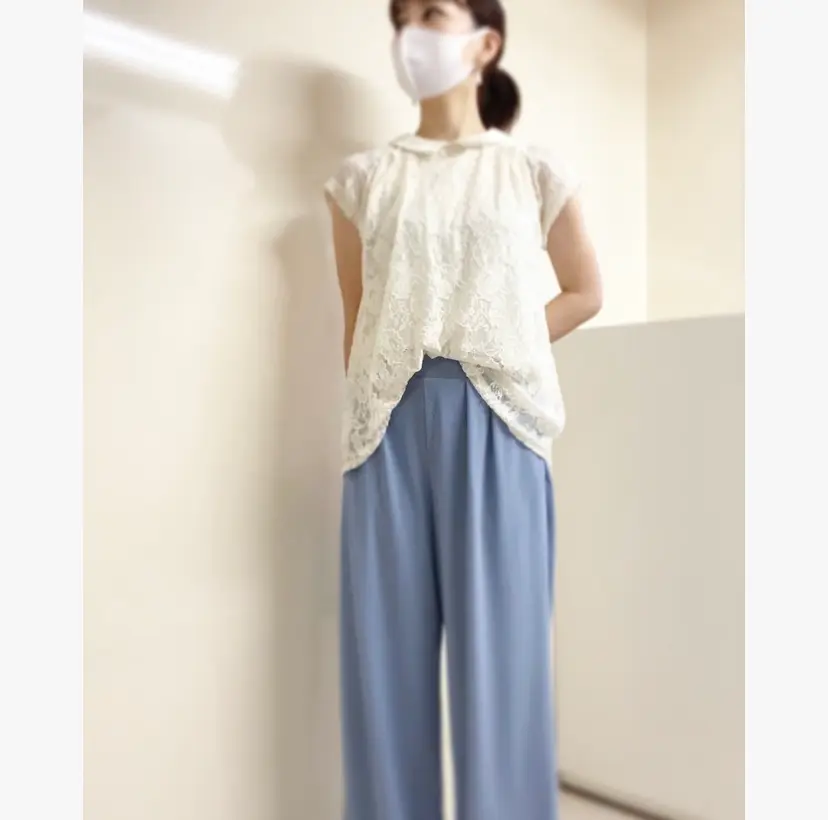 【オフィスコーデ】夏らしさを〜ブルーホワイトorホワイトブルー〜_3