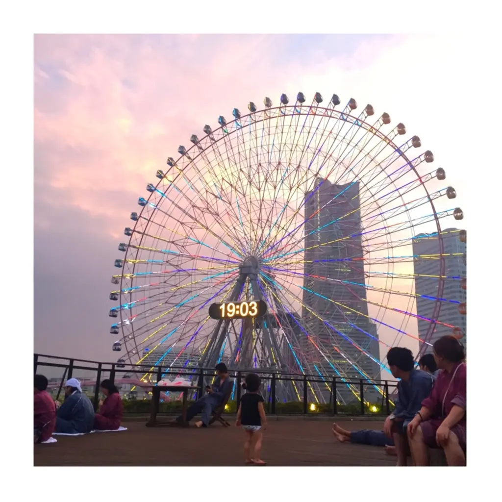 花火が見れちゃうかも*横浜みなとみらい*万葉の湯へ行ってみよう*_5