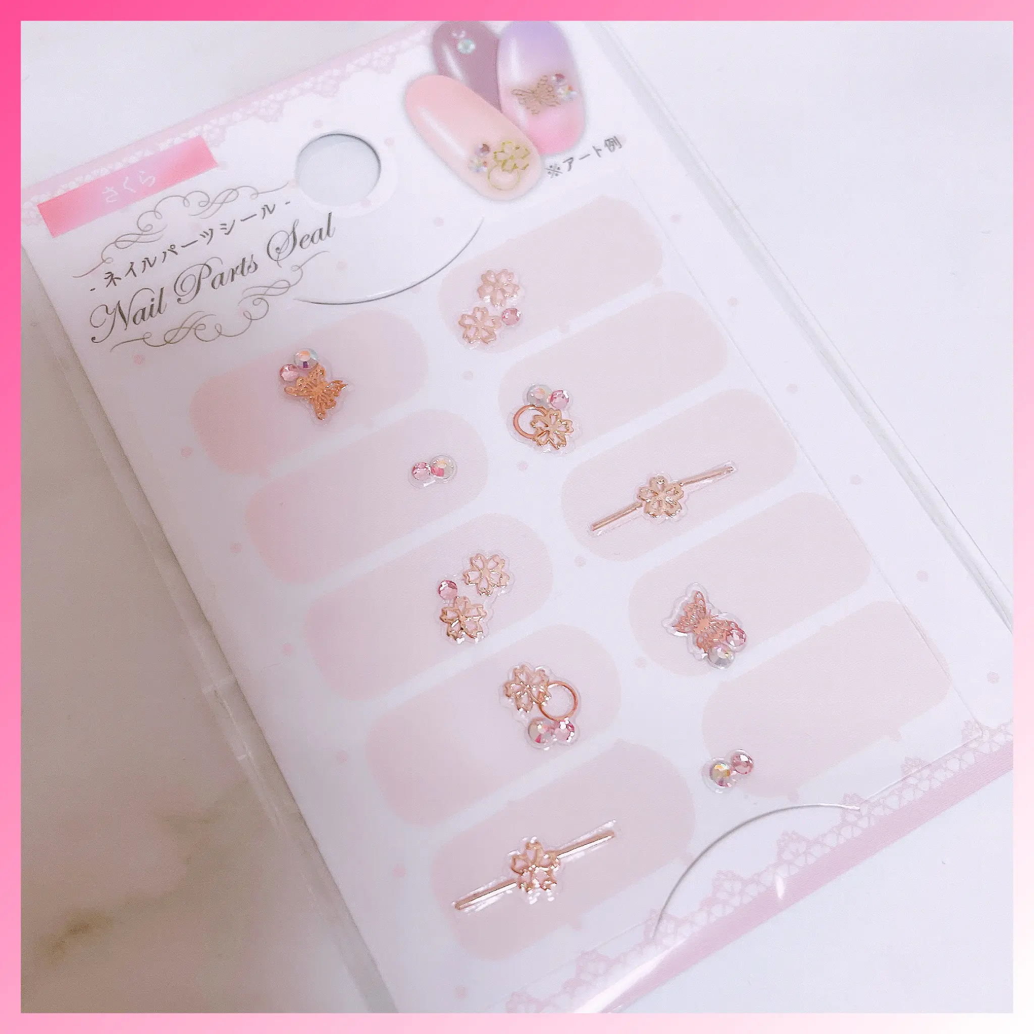 先取り✿ฺ ♡春ネイル♡✿ฺ もうすぐ、春本番ですね。暖かい日も増えてきてなんだか♡ほんわか気分(❁´ω`❁)*✲゚*_2