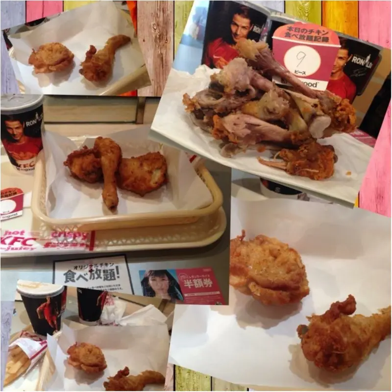 【潜入!!】毎週水曜、8月末まで★1380円のケンタッキー食べ放題にいってきました❤️ _2