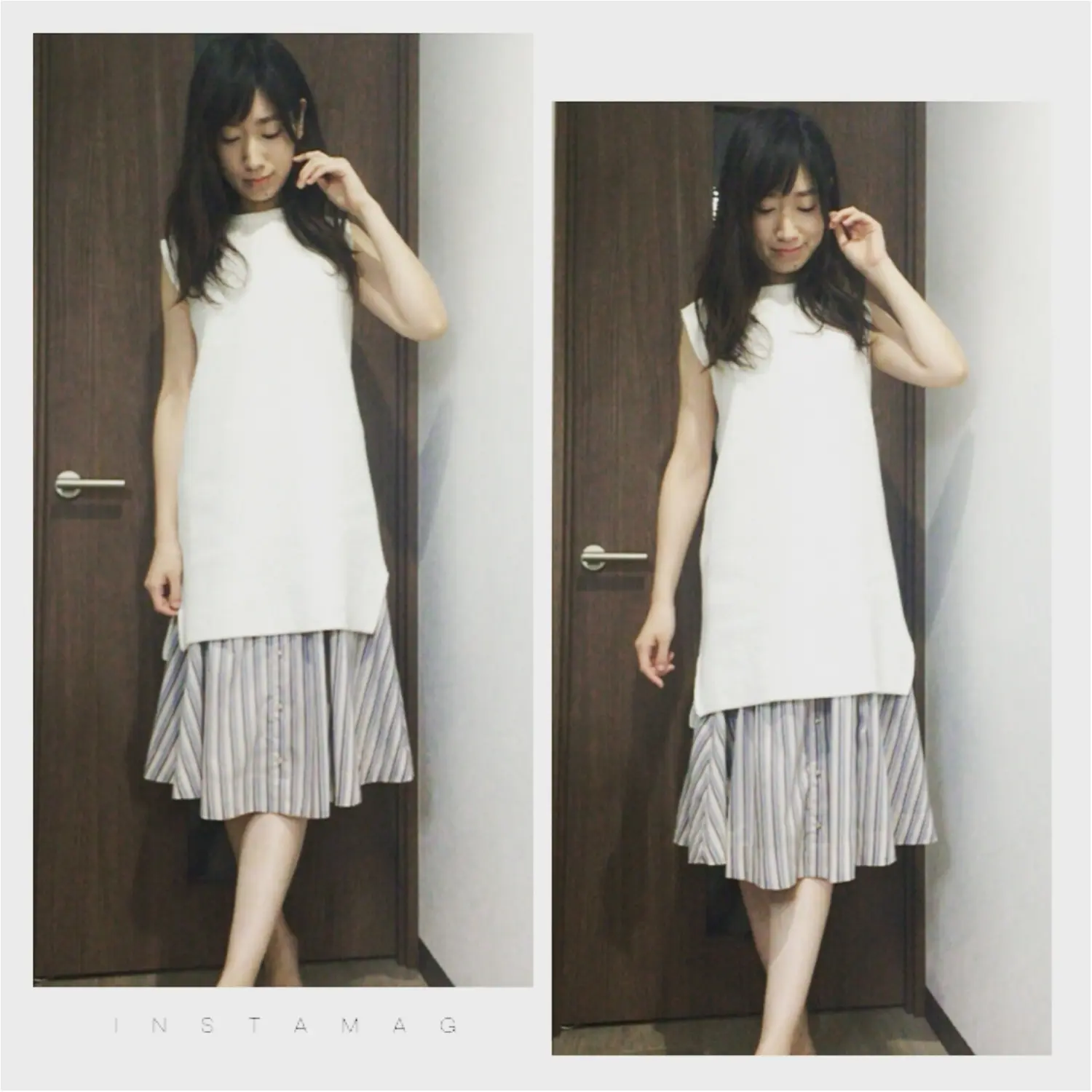 【Flower Days】佐藤ありさちゃんコラボのロングニット着回しコーデ♡≪samenyan≫_4