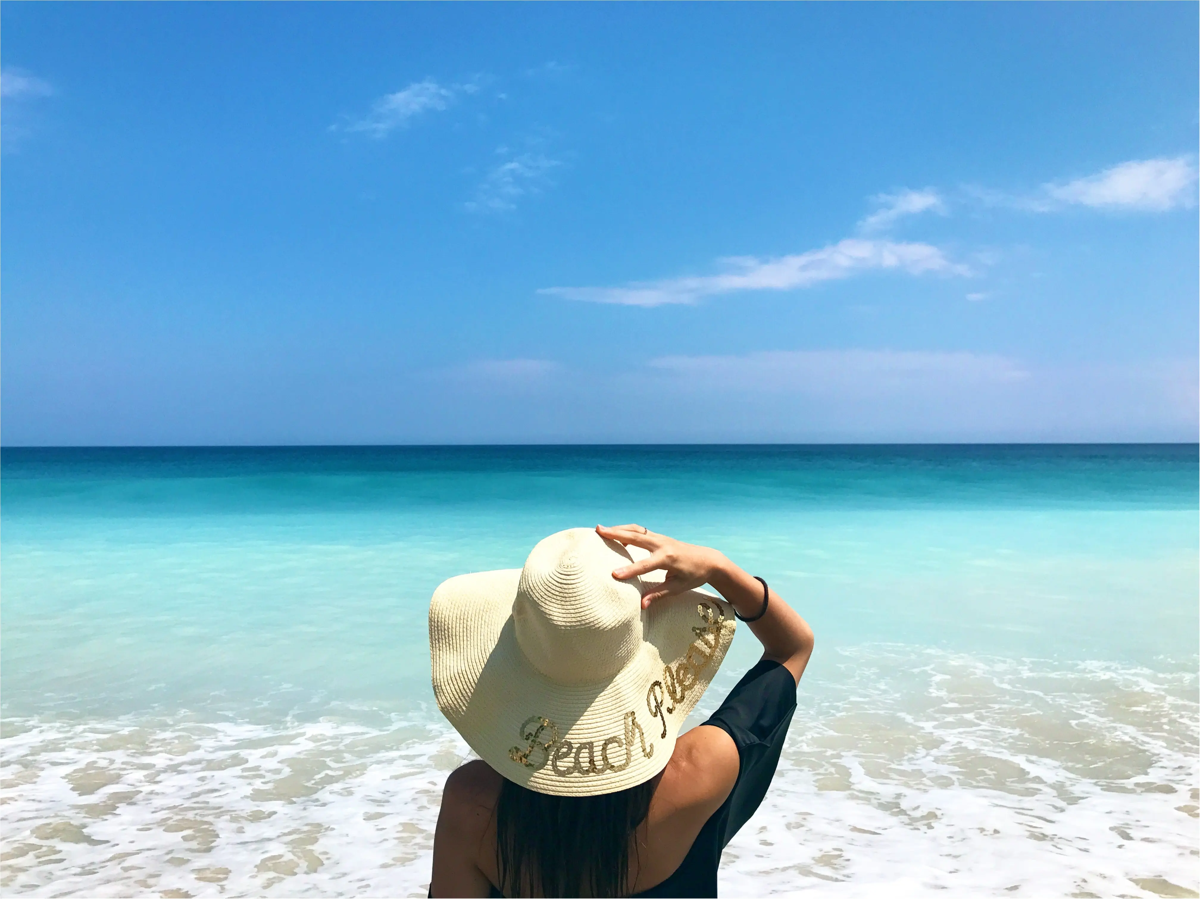【Shopping】プチプラでGET♥Beachで映えるカンカン帽をおろしました!_1