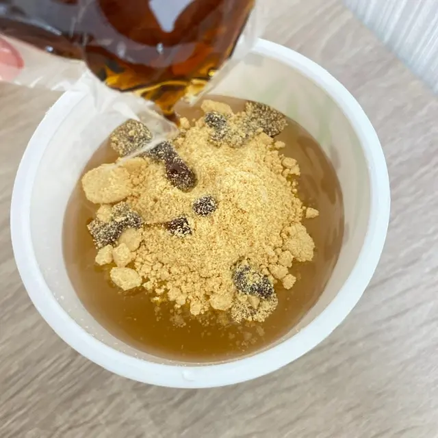 【!新商品!】わらびもちは飲みものです。を飲んでみたよ♪《ファミマ》_6