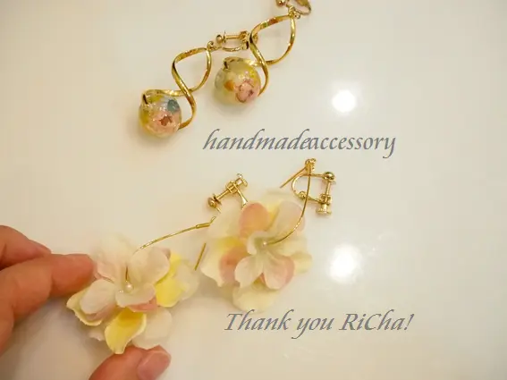 【夏アイテムは小物から取り入れよう!】handmade Earrings by RiCha_8