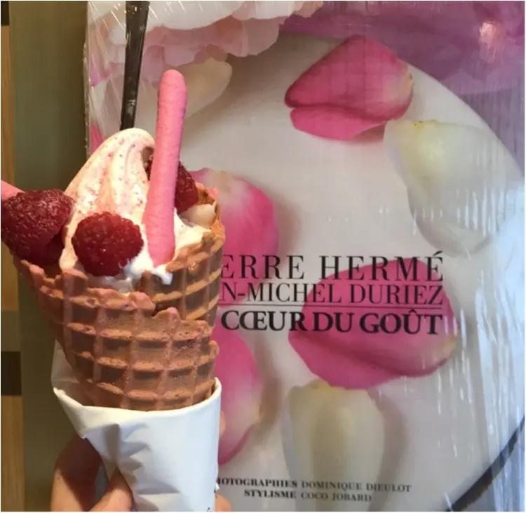 【SWEET】マカロンの王道♡ピエール・エルメのソフトクリームが食べられるのは9/30迄♡_4