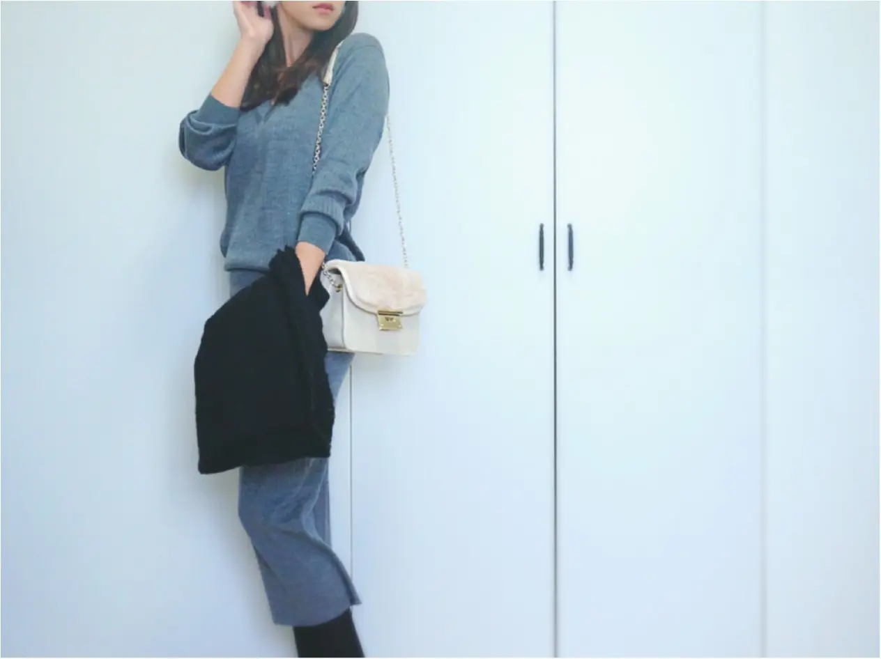 大大ヒット❤️【UNIQLO】"メリノブレンドリブスカート"がついに限定価格に!今なら¥3980で叶う《ニットアップ》コーデ❤️_6