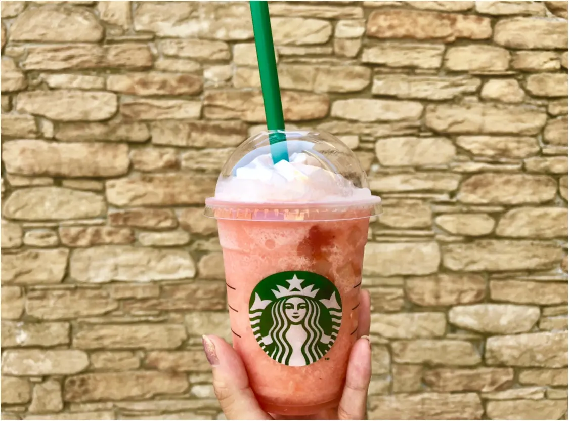 【スタバ】待ってました!!新作《ピーチピンクフルーツフラペチーノ》はとにもかくにも幸せの味❤️_5