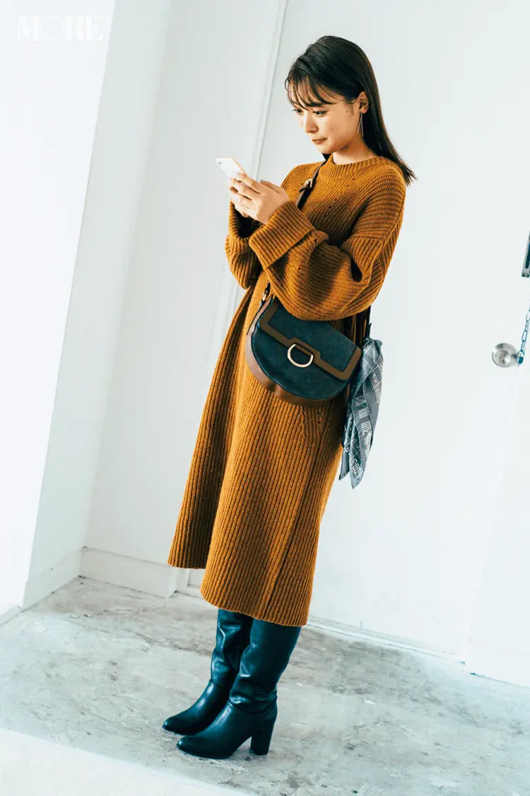 2018年秋のファッション ニット29