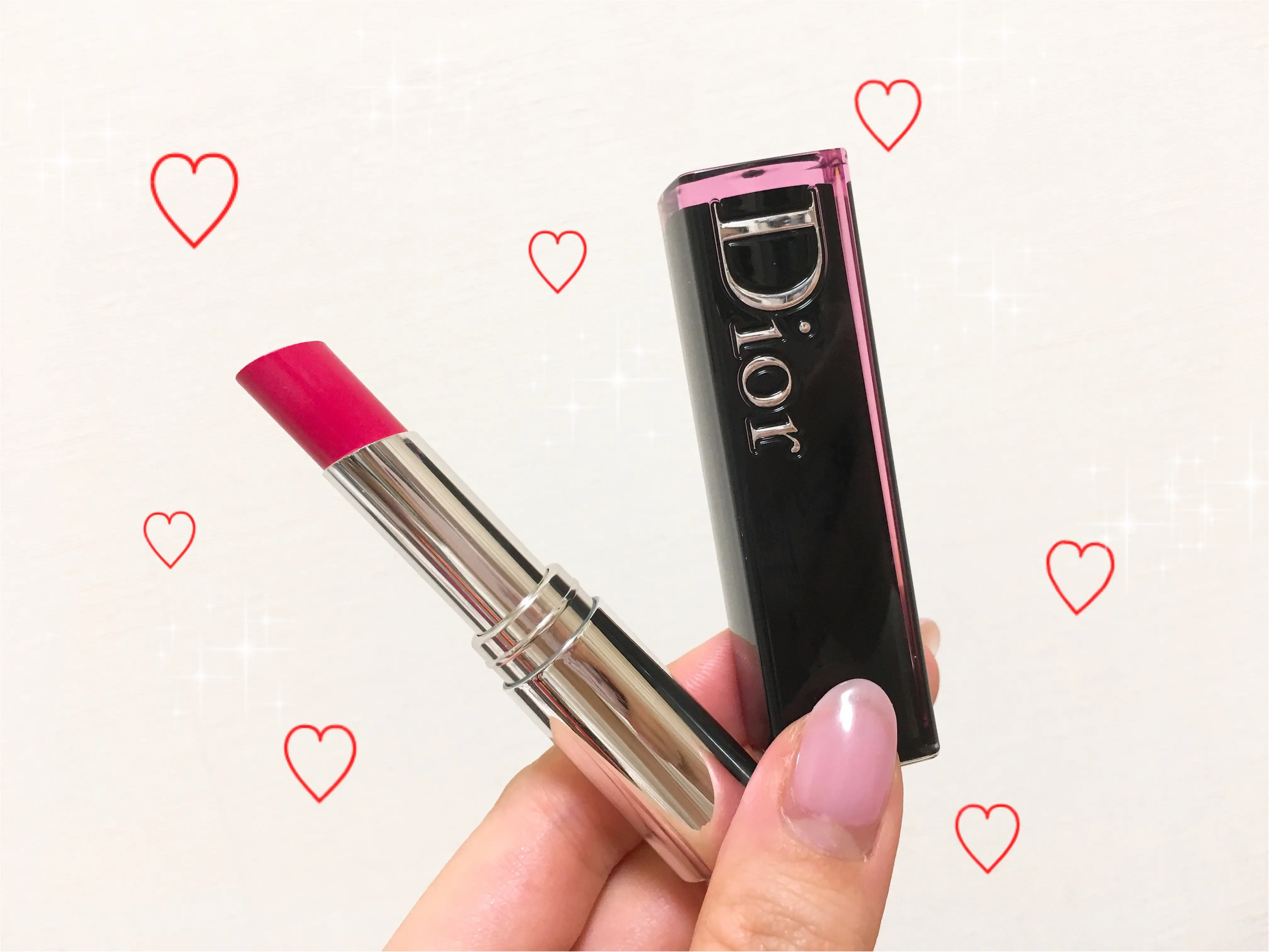 Dior アディクトラッカースティック♡♡♡新感覚のフォンダンリップ!?発色の良さと塗り心地が最高♡☺︎_5