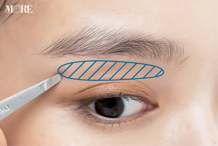 毛抜きを使った正しい眉のお手入れ方法