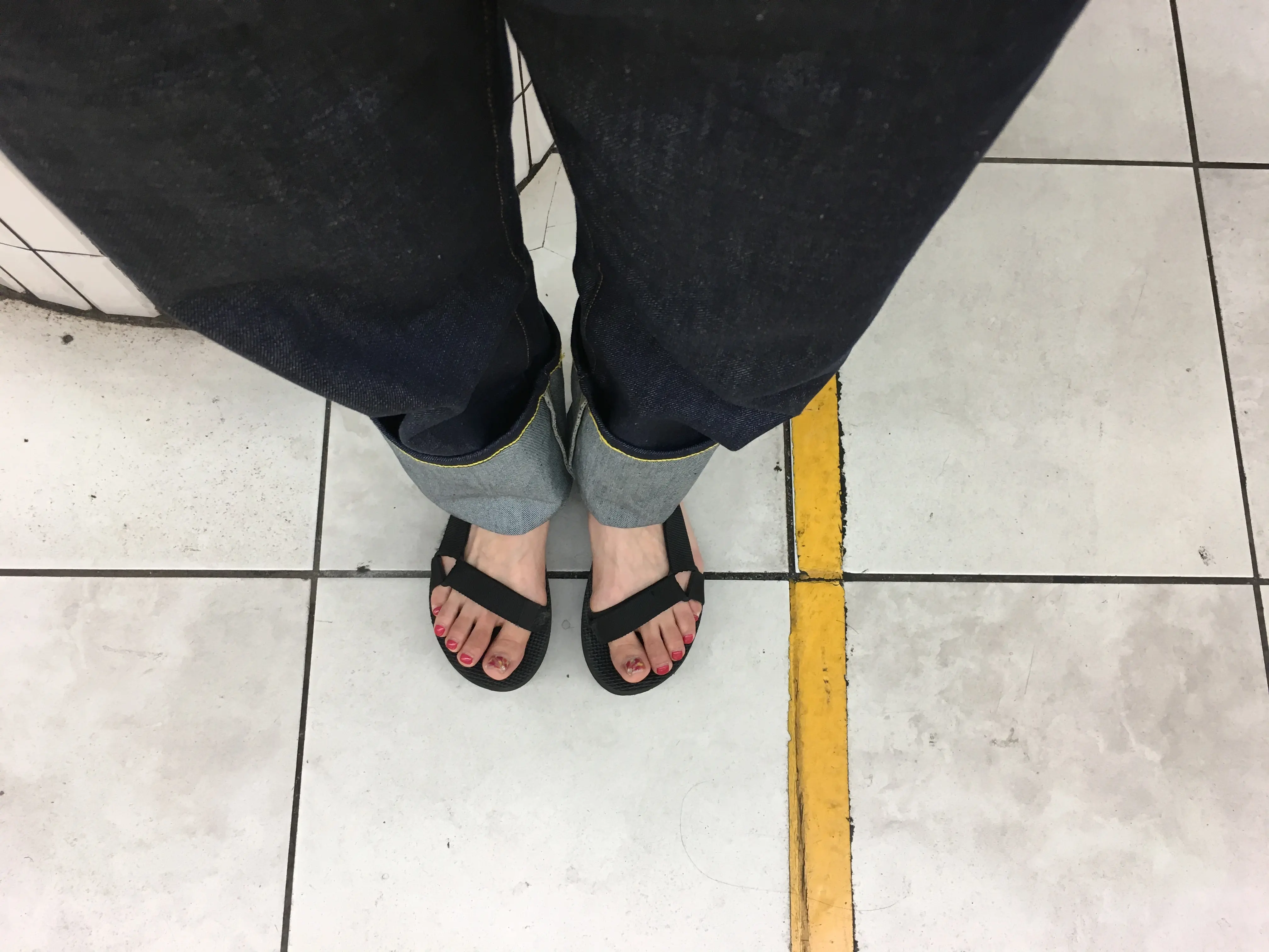 ★《Levis701》ハイウエストデニムをget☆履き心地と可愛いポイントはここだっ!!_6