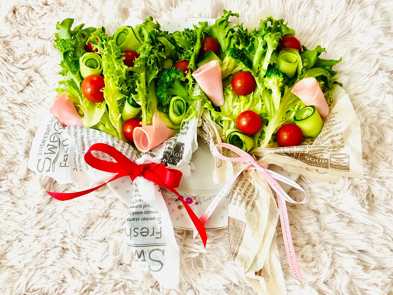 【おうちごはん】実は超簡単！？食べられる花束《ブーケサラダ》が華やかで可愛い♡_4