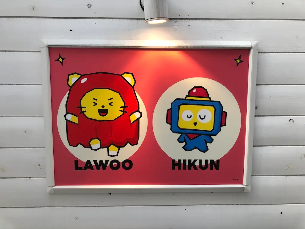 キャラクターの看板