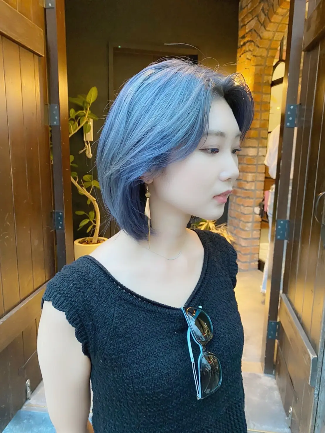 韓国っぽ 透明感ブルーヘアにしてみました Moreインフルエンサーズブログ Daily More