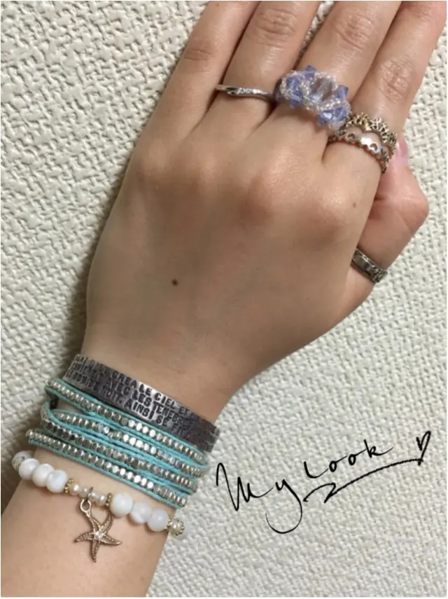 夏は涼し気アクセサリーをつけたくなる♪MY collection全部見せ!_1