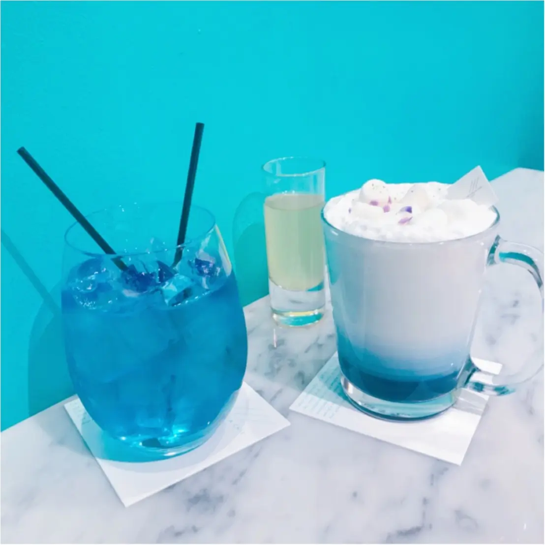 ★ブルー→パープルの変化系ドリンクがあるお店♡大好きな水色がたくさん!『CAMPANELLA CAFE』へ行ってきました★_3