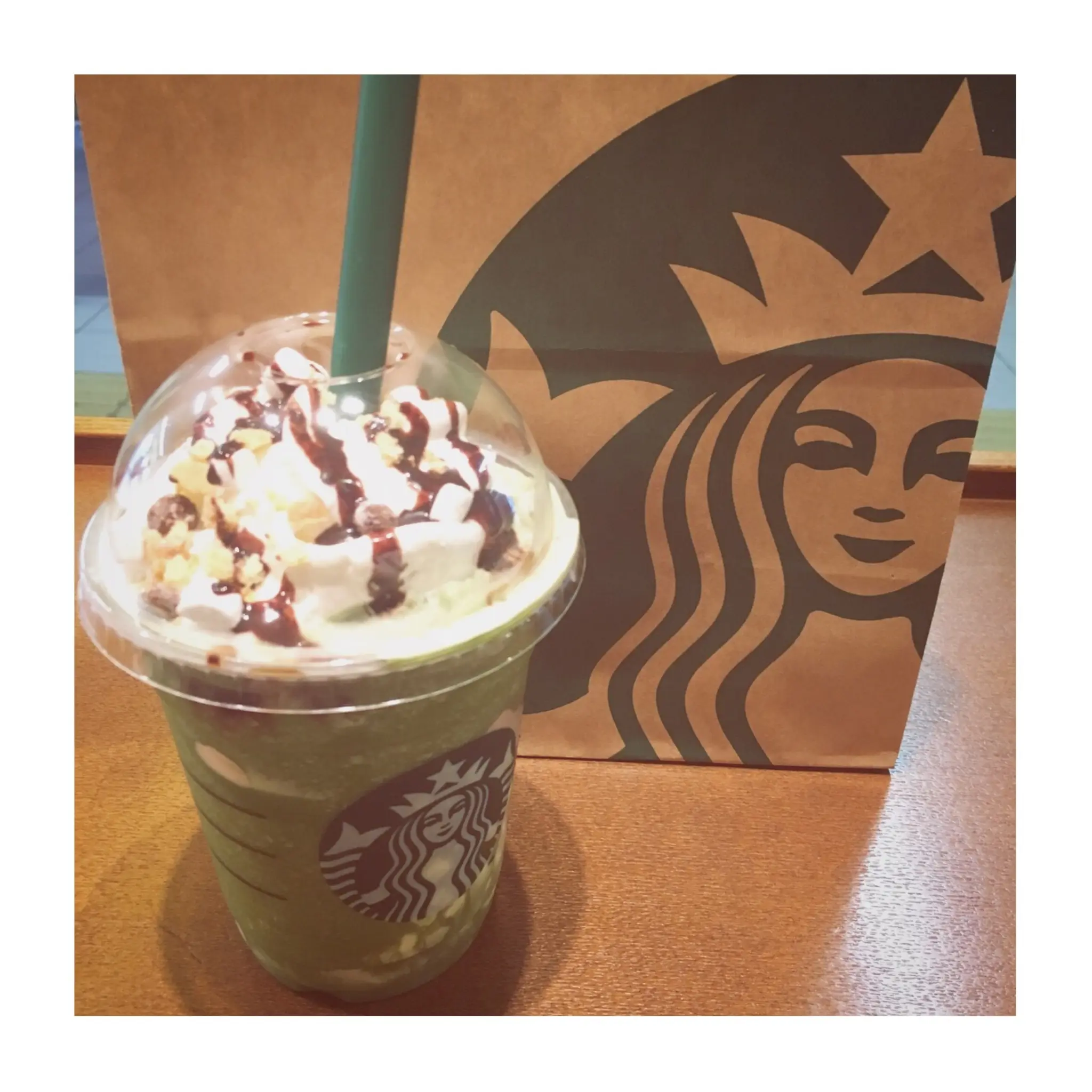 《本日8/8から発売!》【スタバ】の新作〝抹茶スモアフラペチーノ〟を最速レポ❤️_2