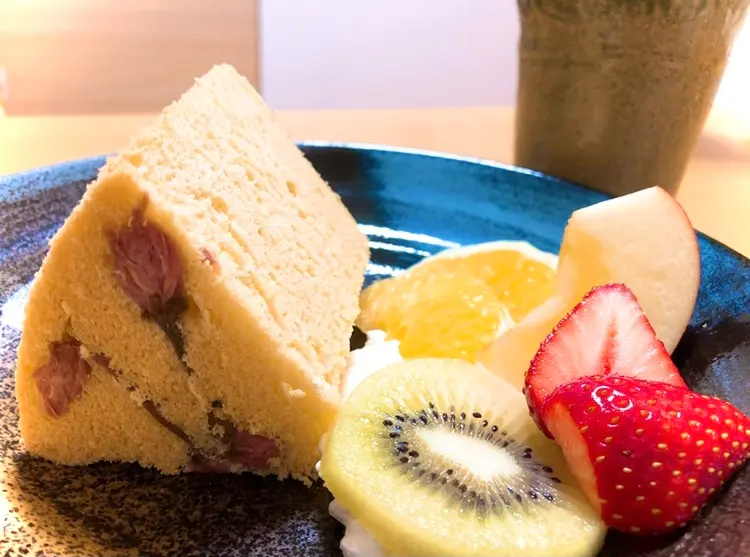【♡シフォンケーキ♡】桜の塩漬けで春にぴったりアレンジ♪_6