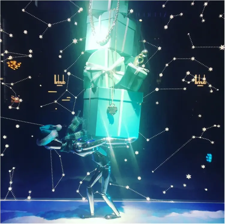 【銀ぶら】ティファニーブルーに惚れぼれ♡銀座のショーウィンドウでクリスマス気分を満喫♡♡_4