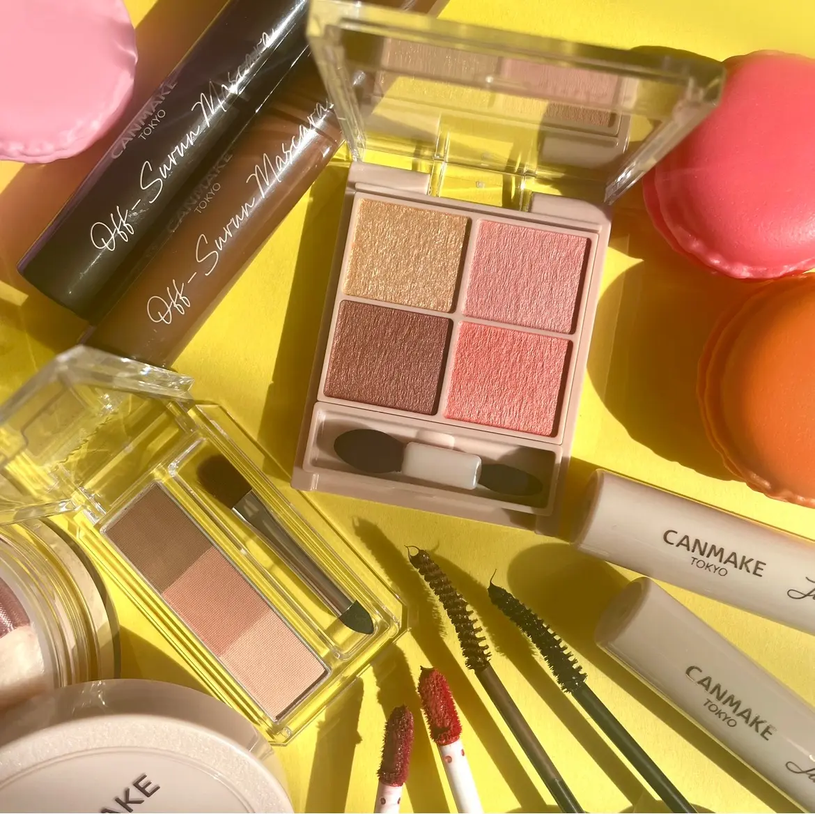 キャンメイク CANMAKE 新作コスメ プチプラコスメ アイシャドウ アイブロウ リップ マスカラ  全色レビュー 立花ゆうり