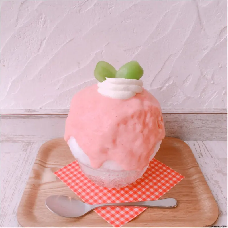 秋でも食べたい!!!ぷちぷちまったりスパークリングヨーグルトのかき氷_2