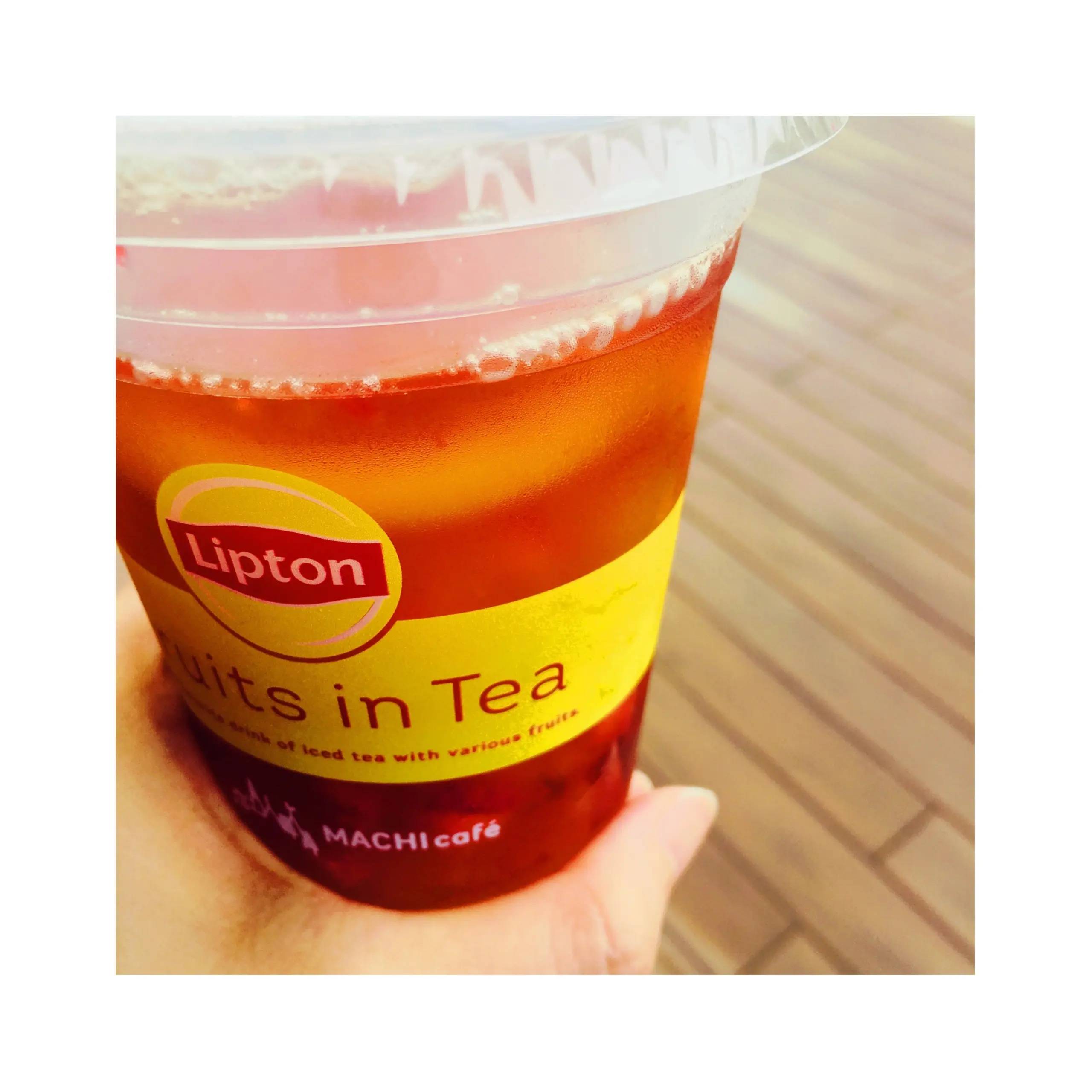 《SNSでも既に話題沸騰★》4時間半待ちの1杯が即買える?!【ローソン】MACHI cafe Lipton フルーツインティーがおいしすぎる❤️_2