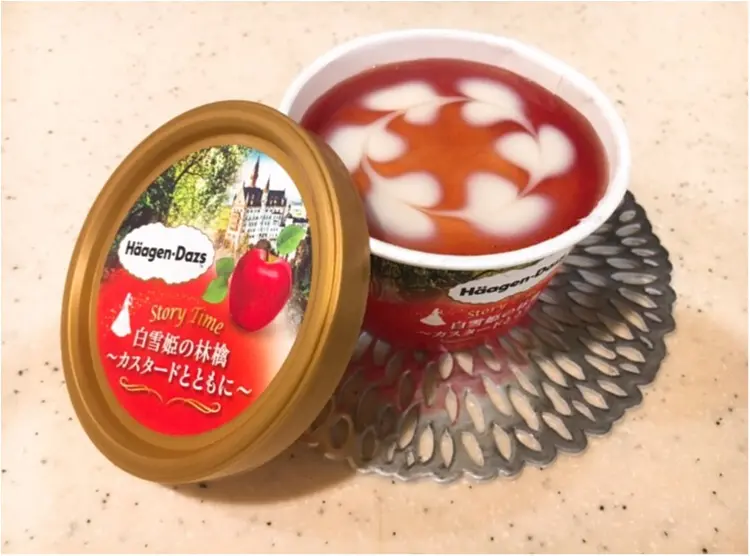 【本日発売!!】おとぎの世界のハーゲンダッツ?!インスタ映えもばっちりな《白雪姫の林檎》♡_4
